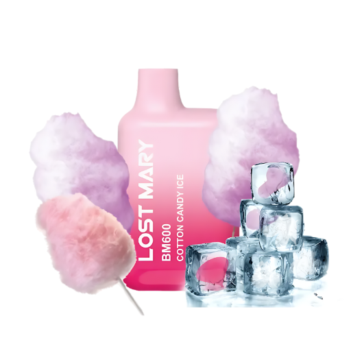 [6937643557780] Elfbar Disposable Lost Mary 600 Cotton Candy Ice 20mg