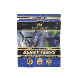 [KP00115] King Palm Filter Tips Flavor Berry Terps x2 Display